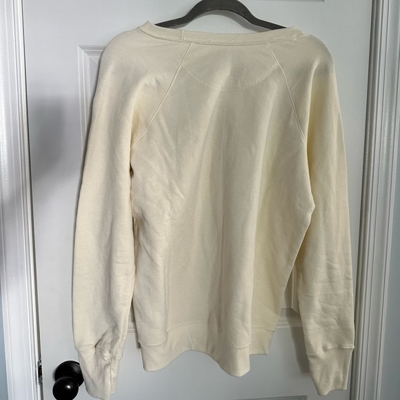 CHAMPION CREWNECK (NEVER WORK) SIZE LARGE 💛 - Picture 2 of 3